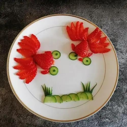 蔬菜水果拼图制作图片