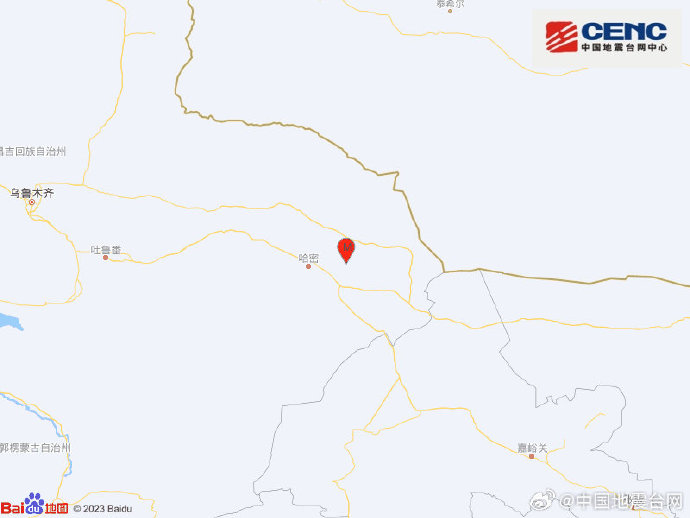 新疆新星市发生4.6级地震 震源深度12千米-公闻财经