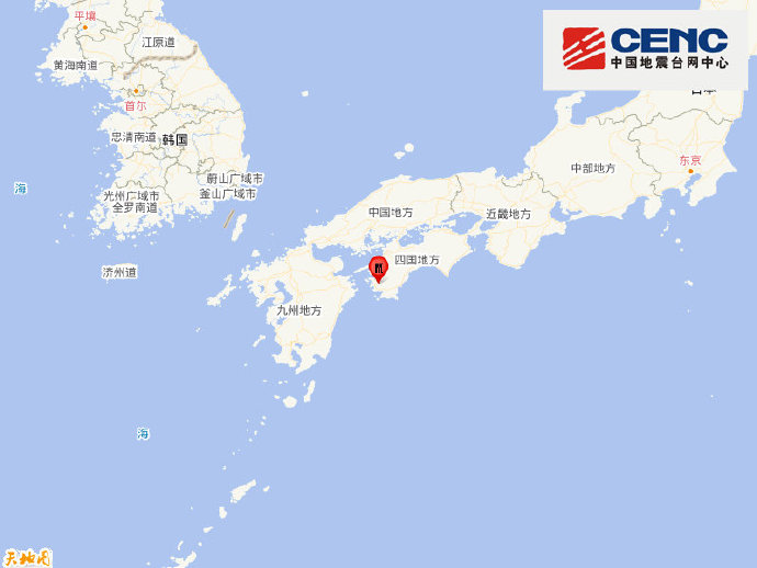 日本四国岛发生6.2级地震，震源深度30千米-公闻财经